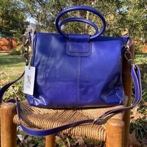 HOBO Vibrant Blue Leather Shoulder Bag